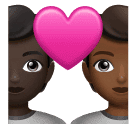 Stel met hart: volwassene, volwassene, donkere huidskleur, donkergetinte huidskleur voor Huawei HarmonyOS 4.0