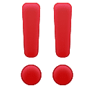 Double Exclamation Mark for Huawei HarmonyOS 4.0