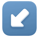 Mũi tên xuống bên trái cho Huawei HarmonyOS 4.0