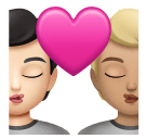 Φιλί: ενήλικας, ενήλικας, ανοιχτόχρωμος τόνος δέρματος, μεσαίος-ανοιχτόχρωμος τόνος δέρματος για Huawei HarmonyOS 4.0