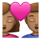 Bacio Tra Coppia: Donna, Uomo, Carnagione Olivastra per Huawei HarmonyOS 4.0