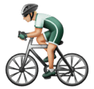 Man Biking: Medium-Light Skin Tone for Huawei HarmonyOS 4.0