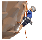 Mężczyzna wspinający się: karnacja średnio jasna dla Huawei HarmonyOS 4.0