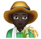 Man Farmer: Dark Skin Tone for Huawei HarmonyOS 4.0