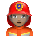 Muž hasič: Střední odstín pleti pro Huawei HarmonyOS 4.0