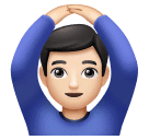 Home que fa un gest d'acord: pell clara per Huawei HarmonyOS 4.0