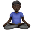 Uomo In Posizione Del Loto: Carnagione Scura per Huawei HarmonyOS 4.0