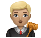 Man Judge: Medium-Light Skin Tone for Huawei HarmonyOS 4.0