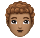 Mann: Mittlere Hautfarbe, Lockiges Haar für Huawei HarmonyOS 4.0