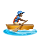 Man Rowing Boat: Medium-Dark Skin Tone for Huawei HarmonyOS 4.0