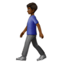 Muž na procházce: Středně tmavý odstín pleti pro Huawei HarmonyOS 4.0