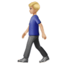 Idący mężczyzna: karnacja średnio jasna dla Huawei HarmonyOS 4.0