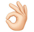 Señal De Aprobación Con La Mano: Tono De Piel Claro para Huawei HarmonyOS 4.0