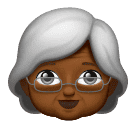 Old Woman: Medium-Dark Skin Tone for Huawei HarmonyOS 4.0