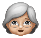 Vanha nainen: Keskivaalea ihonväri varten Huawei HarmonyOS 4.0