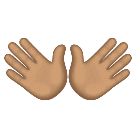 Ανοικτά χέρια: μεσαίος τόνος δέρματος για Huawei HarmonyOS 4.0