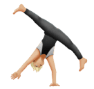 Henkilön kärrynpyöräily: Keskivaalea ihonväri varten Huawei HarmonyOS 4.0