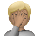 Henkilön kasvojenpainallus: Keskivaalea ihonväri varten Huawei HarmonyOS 4.0