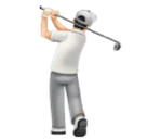 Osoba hrající golf: Světlý odstín pleti pro Huawei HarmonyOS 4.0