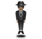 Persoana în costum care levitează: ten mediu pentru Huawei HarmonyOS 4.0