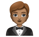 Smokinli kişi: orta cilt tonu için Huawei HarmonyOS 4.0