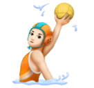 Osoba hrající vodní pólo: Světlý odstín pleti pro Huawei HarmonyOS 4.0