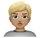 Κατσουφιασμένο άτομο: μεσαίος-ανοιχτόχρωμος τόνος δέρματος για Huawei HarmonyOS 4.0