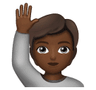 Elini kaldırma: orta koyu cilt tonu için Huawei HarmonyOS 4.0