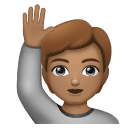 Elini kaldırma: orta cilt tonu için Huawei HarmonyOS 4.0