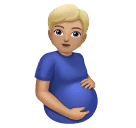 Těhotný muž: Středně světlý odstín pleti pro Huawei HarmonyOS 4.0