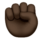 Poing Levé: Peau Foncée pour Huawei HarmonyOS 4.0