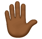 Mâna ridicată: Culoare medie-închis a pielii pentru Huawei HarmonyOS 4.0