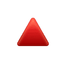 Red Triangle Pointed Up for Huawei HarmonyOS 4.0