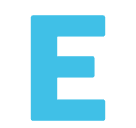 Símbol d'indicador regional Lletra E per Huawei HarmonyOS 4.0