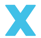 Símbol d'indicador regional Lletra X per Huawei HarmonyOS 4.0