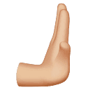 Nach rechts drückende Hand: mittelheller Hautton für Huawei HarmonyOS 4.0