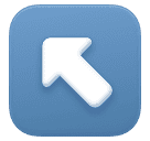 Pfeil Nach Links Oben für Huawei HarmonyOS 4.0