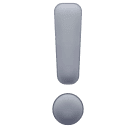 Bílý vykřičník pro Huawei HarmonyOS 4.0