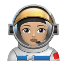 Kadın astronot: orta açık cilt tonu için Huawei HarmonyOS 4.0