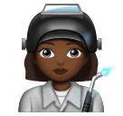 Pekerja pabrik wanita: warna kulit gelap-sedang untuk Huawei HarmonyOS 4.0