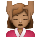 Woman Getting Massage: Medium Skin Tone for Huawei HarmonyOS 4.0