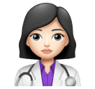 Gezondheidsmedewerkster: lichte huidskleur voor Huawei HarmonyOS 4.0