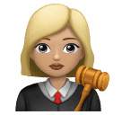 Woman Judge: Medium-Light Skin Tone for Huawei HarmonyOS 4.0