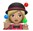 Jonglör kadın: orta açık cilt tonu için Huawei HarmonyOS 4.0