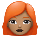 Žena: Střední odstín pleti, zrzavé vlasy pro Huawei HarmonyOS 4.0