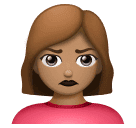 Nadąsana kobieta: karnacja średnia dla Huawei HarmonyOS 4.0