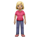 ผู้หญิงยืน: โทนผิวสีขาวเหลือง สำหรับ Huawei HarmonyOS 4.0