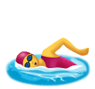 Huawei HarmonyOS 4.0의 경우 수영하는 여자