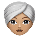 Žena s turbanem na hlavě: Středně světlý odstín pleti pro Huawei HarmonyOS 4.0