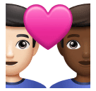 Coppia Con Cuore: Uomo, Uomo, Carnagione Chiara, Carnagione Abbastanza Scura per Huawei HarmonyOS 4.0